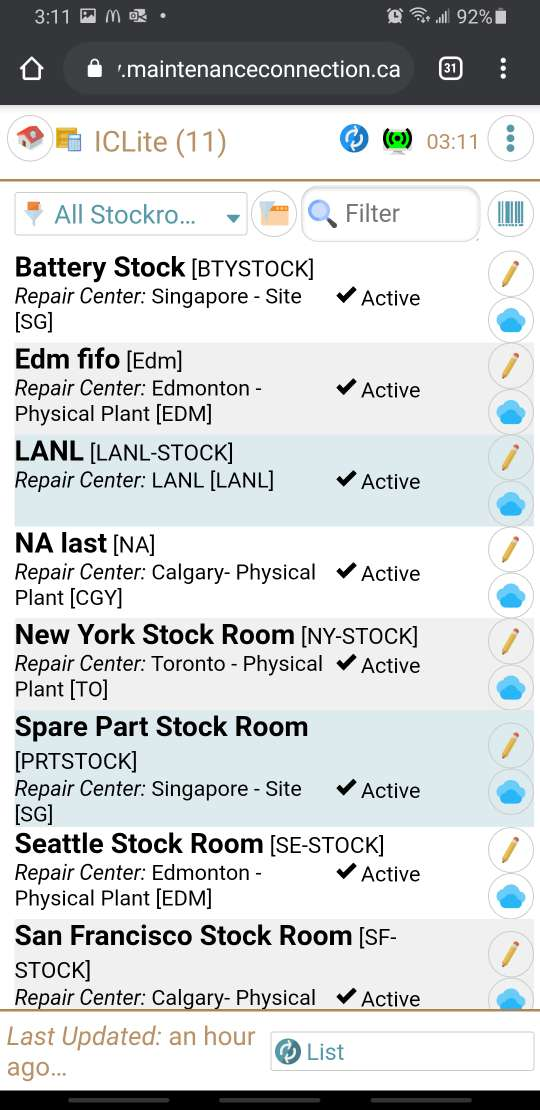 Stockroom View Running Directly in Browser